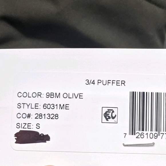 New Maralyn & Me Long Parka Small Olive - Picture 9 of 9